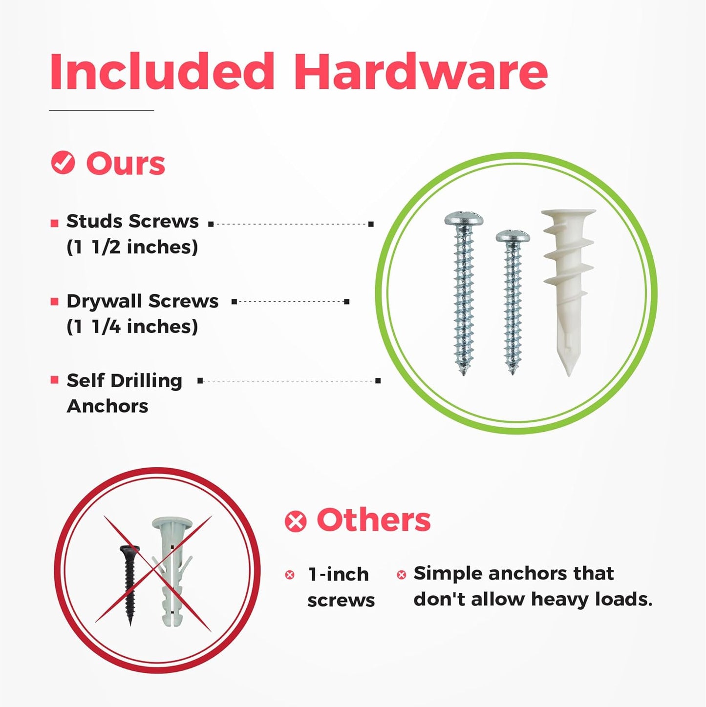 TIDYME Garage Wall Organizer - 48" Heavy-Duty Tool Storage Rack | Adjustable Double-Layer Hooks | 300 lbs Capacity