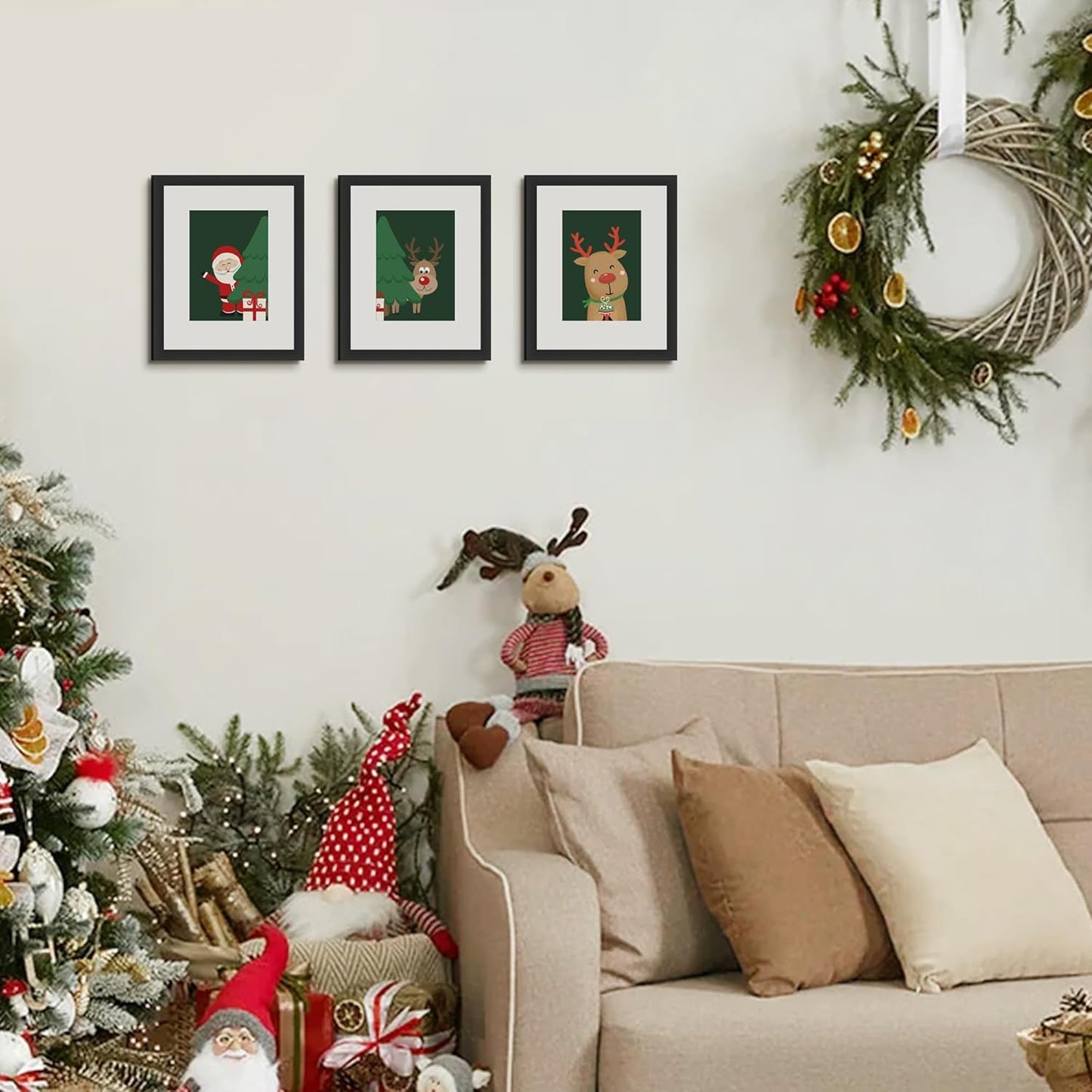 Upsimples 8x10 Picture Frame - Versatile Display for 5x7 Photos with Mat or 8x10 Without Mat - Black