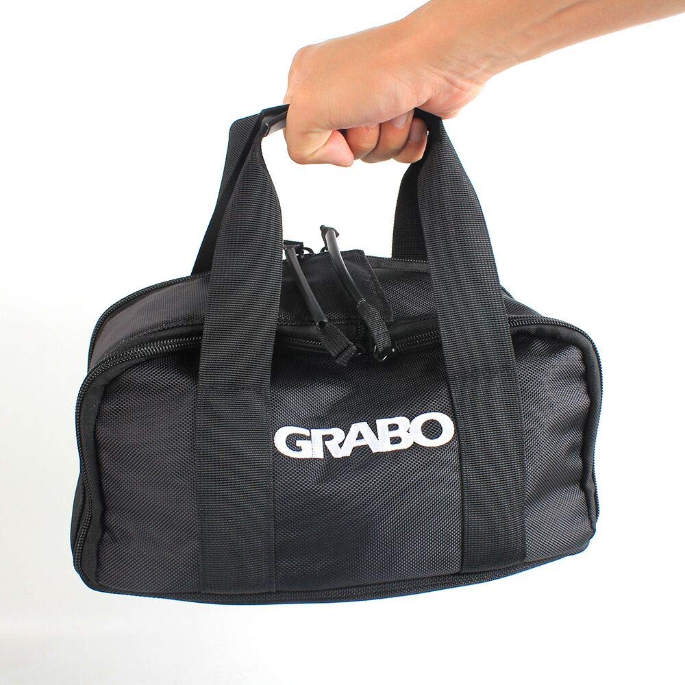 GRABO PRO-Lifter-20 Electric Vacuum Suction Cup (2021) For Tiles, Stone, Wood, Glass, Concrete Pavers, Drywall. Lifts up to 375lbs with Auto Shut-OFF Switch. Incl: 1 Battery,1 Seal, Charger, Carry Bag