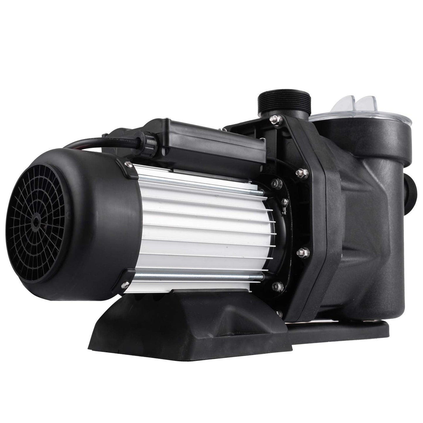 SHZOND 2.5HP Pool Pump Powerful 8880 GPH, Self Priming 110V Swimming Pool Pump, 1850W Single Speed In/Above Ground Pool Pumps for Pools, Spas, Hot Tubs, Fountains, and Water Circulation Systems