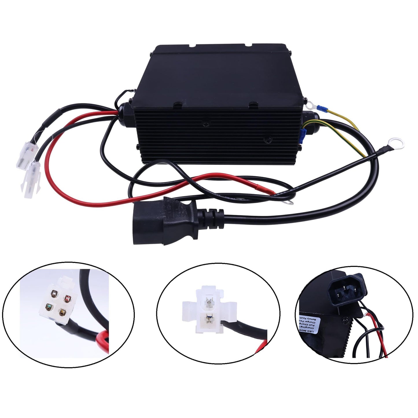 JEENDA 24V 5A Battery Charger 1121-520004-0A Compatible with Big Joe P33 Electric Pallet Jack Truck Forklift Compatible with EP Equipment EPT20-15EHJ with Serial Number E2314827 Onwards