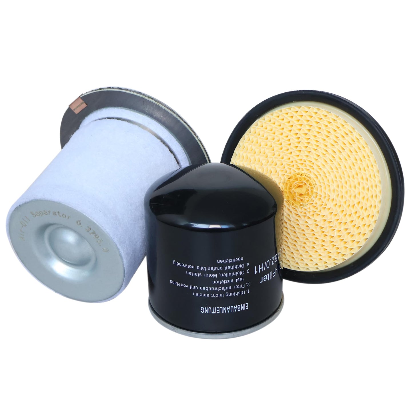 6.3795.0 Air-Oil Separator + 6.3462.0 Oil Filter + 6.4212.0 Air Filter,Filter Kit Compatible with M/SM Series Air Compressor Replacement Part