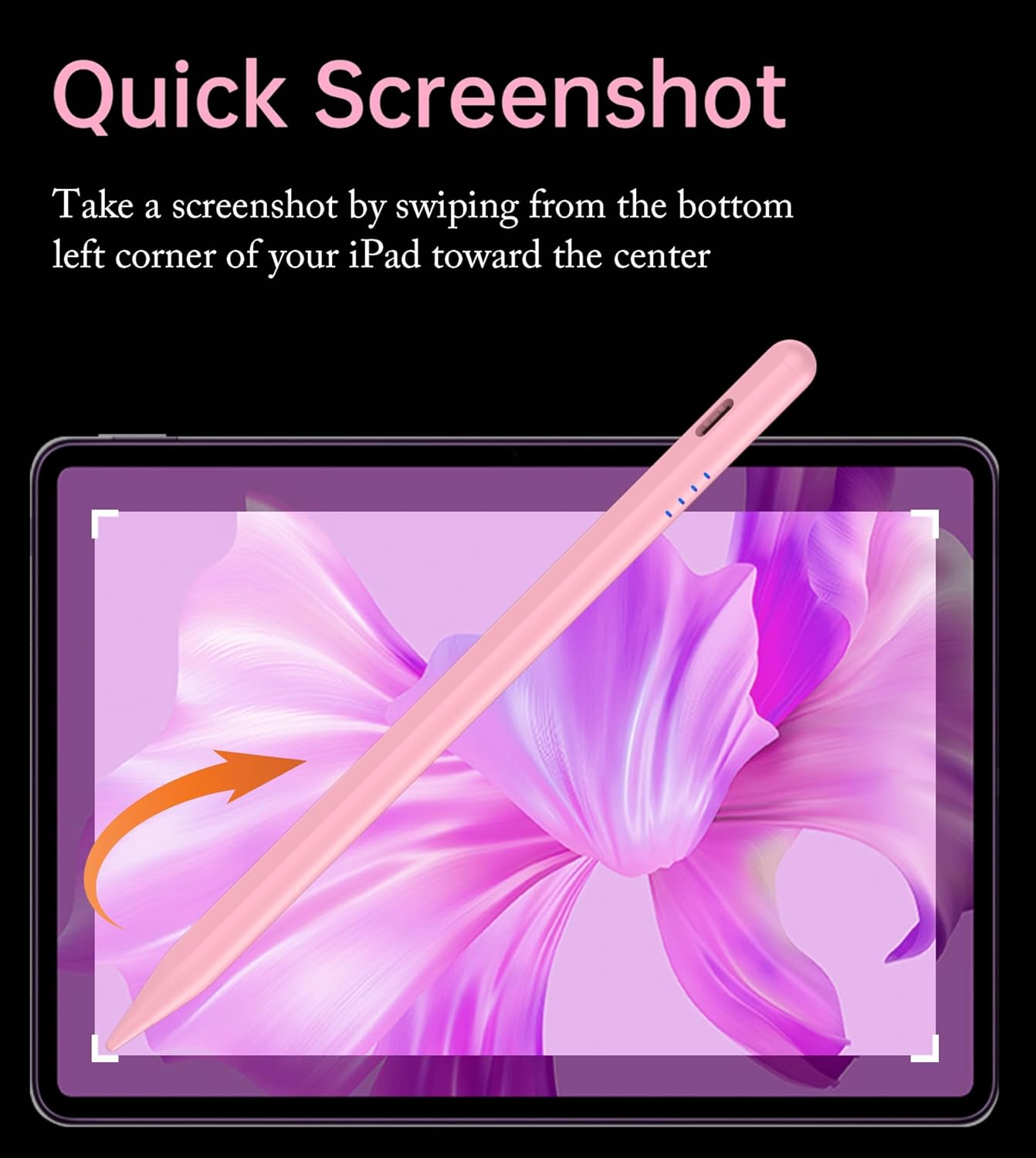 CMARS 2018-2025, 20Mins 6th-10th/A16, 11/12.9"/13"/M4, 3/4/5/M2/M3, 5/6 Stylus Pen for iPad Fast Charge for Apple