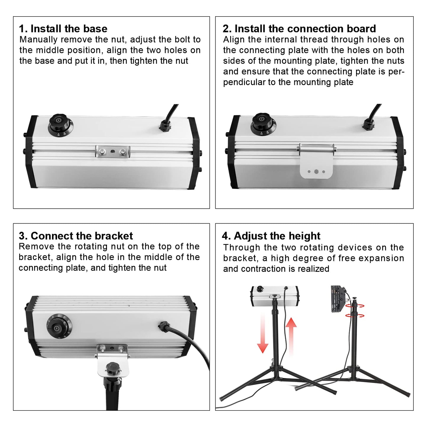 DATOUBOSS Infrared Paint Curing lamp 2000W Shortwave Infrared Paint Dryer Car Body Repair Paint Curing Systems 110V with Bracket