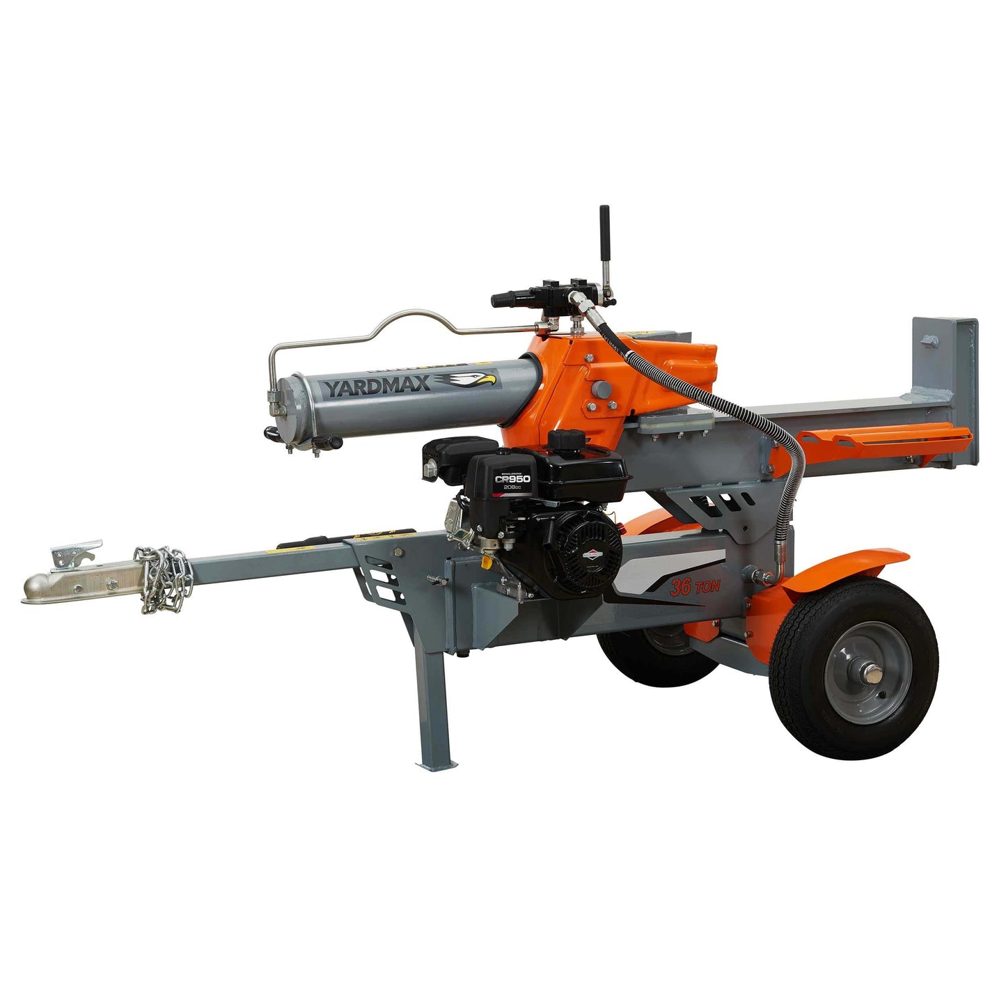 Yardmax Gas Log Splitter 36 Ton 2-Way Half Beam Briggs & Stratton Engine CR950