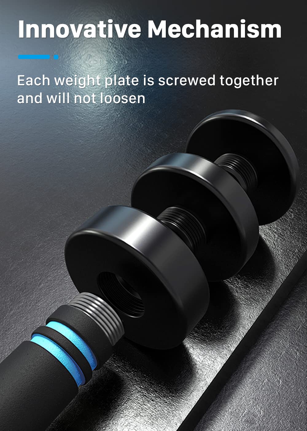 Northdeer Hand Weights Set 5lbs Pair (3lbs/4lbs/5lbs) Adjustable Black Coated Weight Set with Foam Handles Home Exercise Gym Workout for Women, Youth (5lbs×2)
