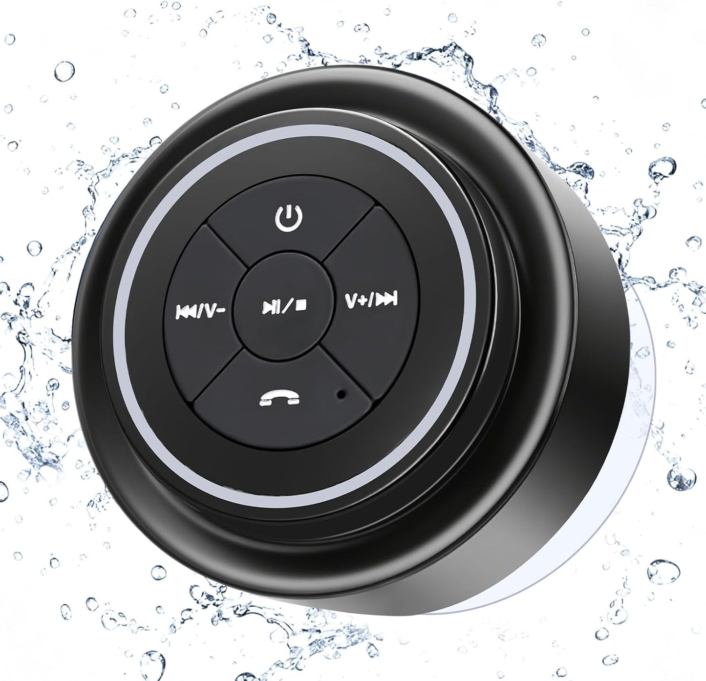 Razobws IP67 Bluetooth Shower Speaker, Portable Bluetooth Speakers, Waterproof Speaker with Suction Cup, Floating