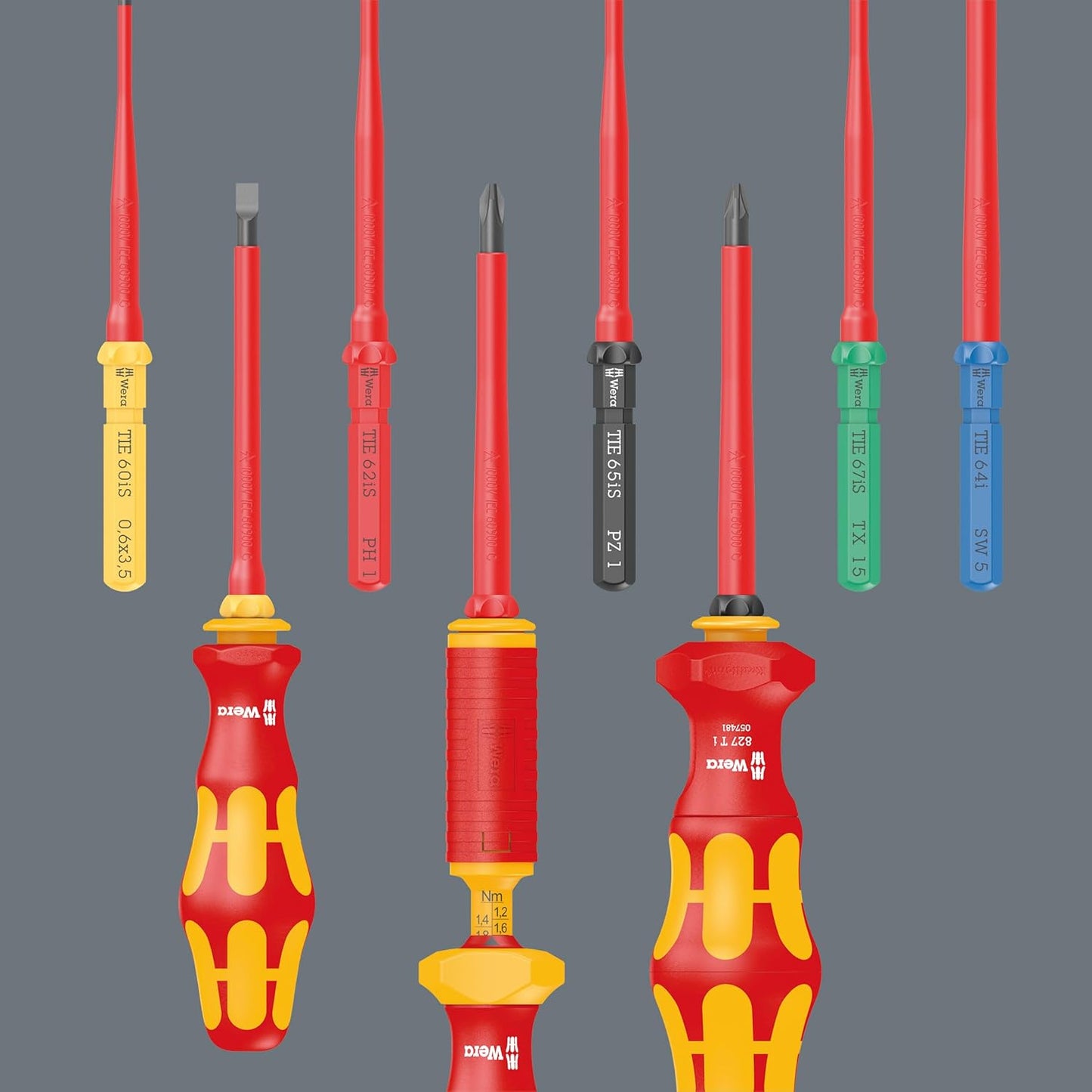 WERA - Kraftform Kompakt VDE 17-Piece Universal Tool Set with Tool Finder for Electricians