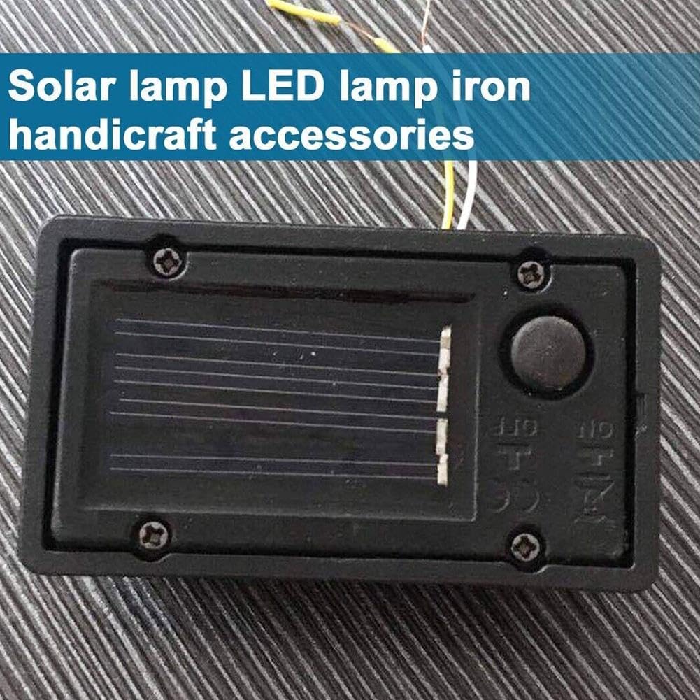 Generic (1 Battery Box, Solar Lantern Light Replacement Solar Battery Box for Solar Lights Replacement Top with Auto