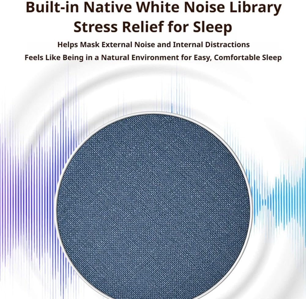 Generic 12mm Bluetooth Pillow Speaker for Sleeping, Under Pillow Sound System with Thin Design for Side Sleepers, White