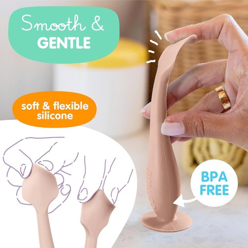 Bumco Diaper Cream Spatula - BPA-Free Soft Applicator for Easy Diaper Cream Application | Must-Have Baby Essential