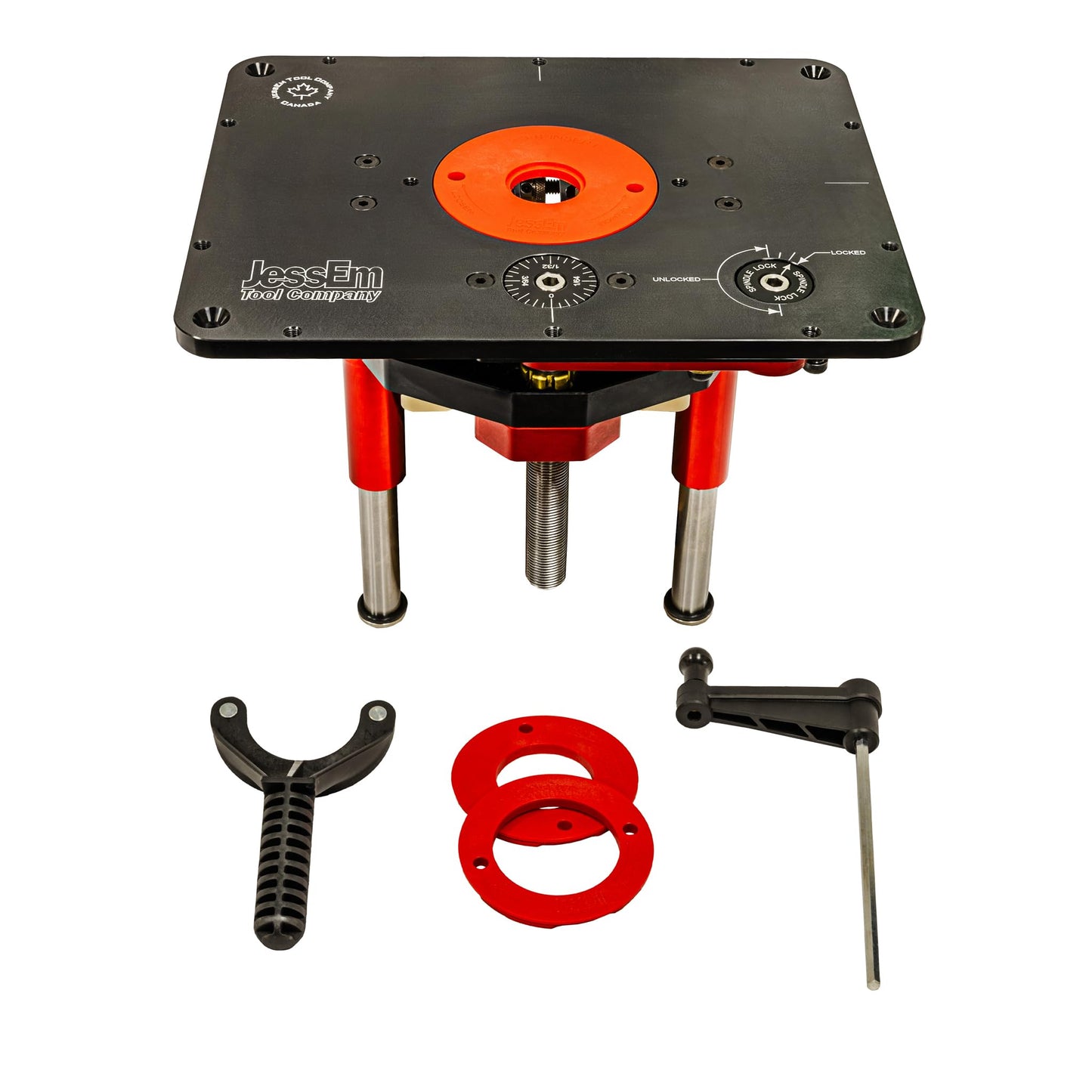 JessEm 02120 Mast-R-Lift II Universal Router Lift with Built in Locking System