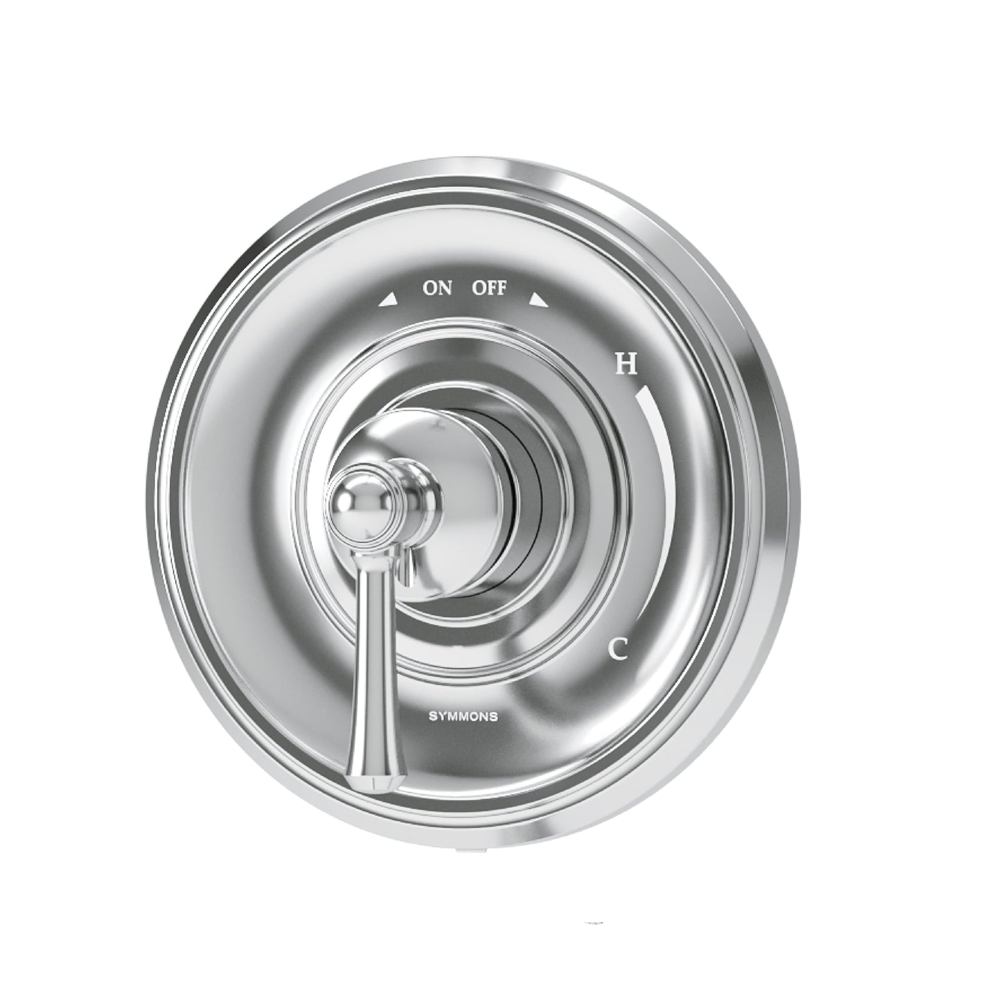 Symmons Braston Wall Mounted Single Handle Shower Valve Trim in Polished Chrome (Valve Not Included) - 5890TRM