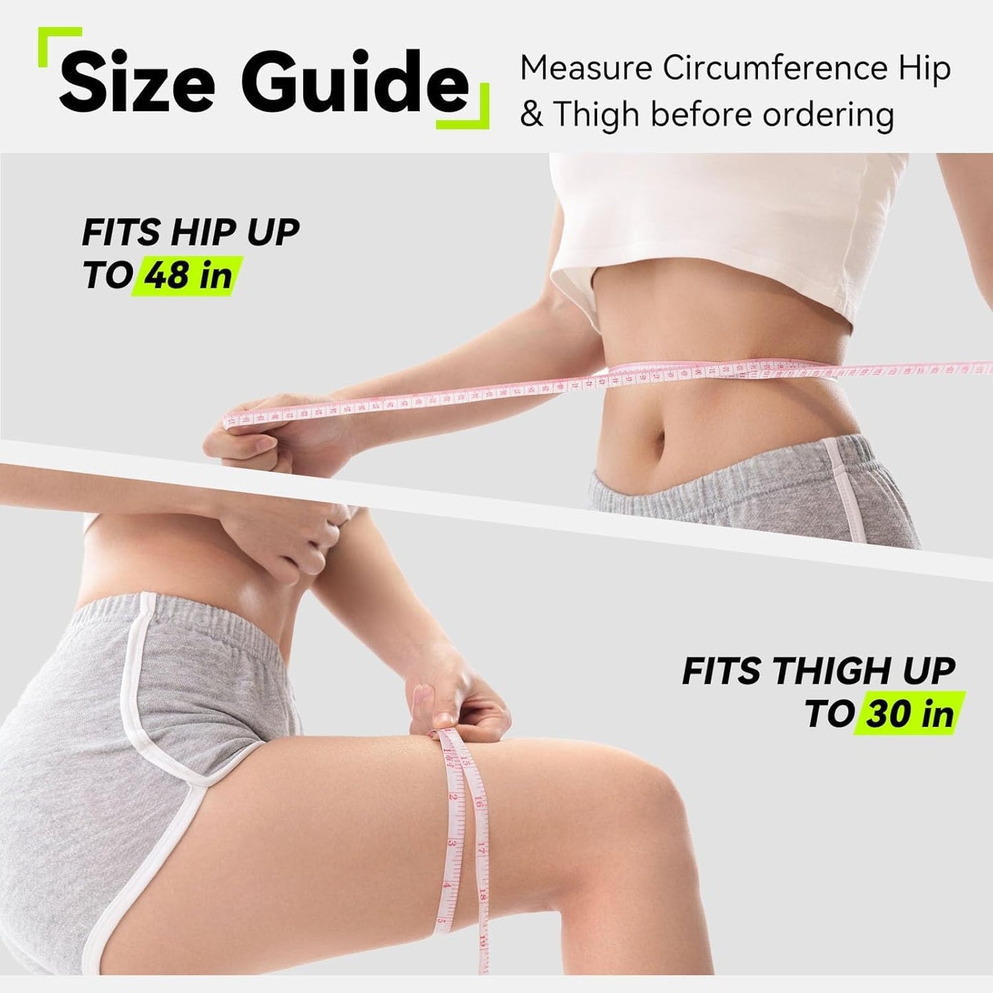 SOLOEVER Hip Brace for Women & Men, Sciatica Pain Relief Devices, Adjustable Compression Wrap Support for Arthritis, Pulled Thigh, Hip Fleхоr Strain, Groin Injury, Hamstring Pull (Black, Left)