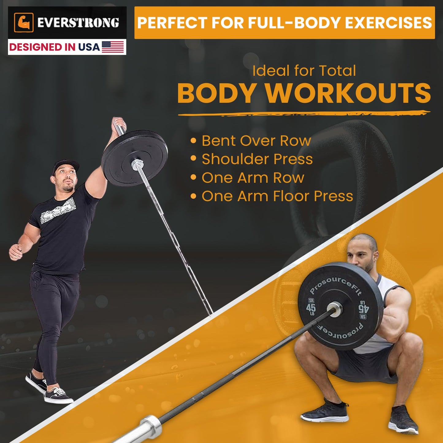 EVERSTRONG 1 inch and 2 inch - Landmine Base Gym Equipment - T Bar Row Landmine Attachment For Barbell - Home or Small Spaces - T Bar Row Platform for Deadlift Squat Tricep Exercises
