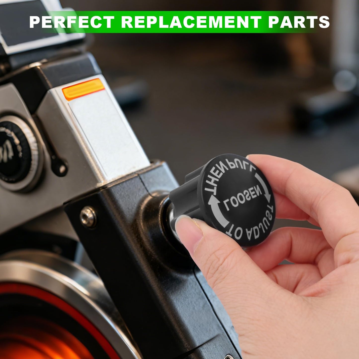 Penitue 2pcs M16 Pull Pin Knobs, Spin Bike Height Adjusting Knob Exercise Bike Replacement Parts for Weightlifting Machine Weight Benches Fitness Equipment