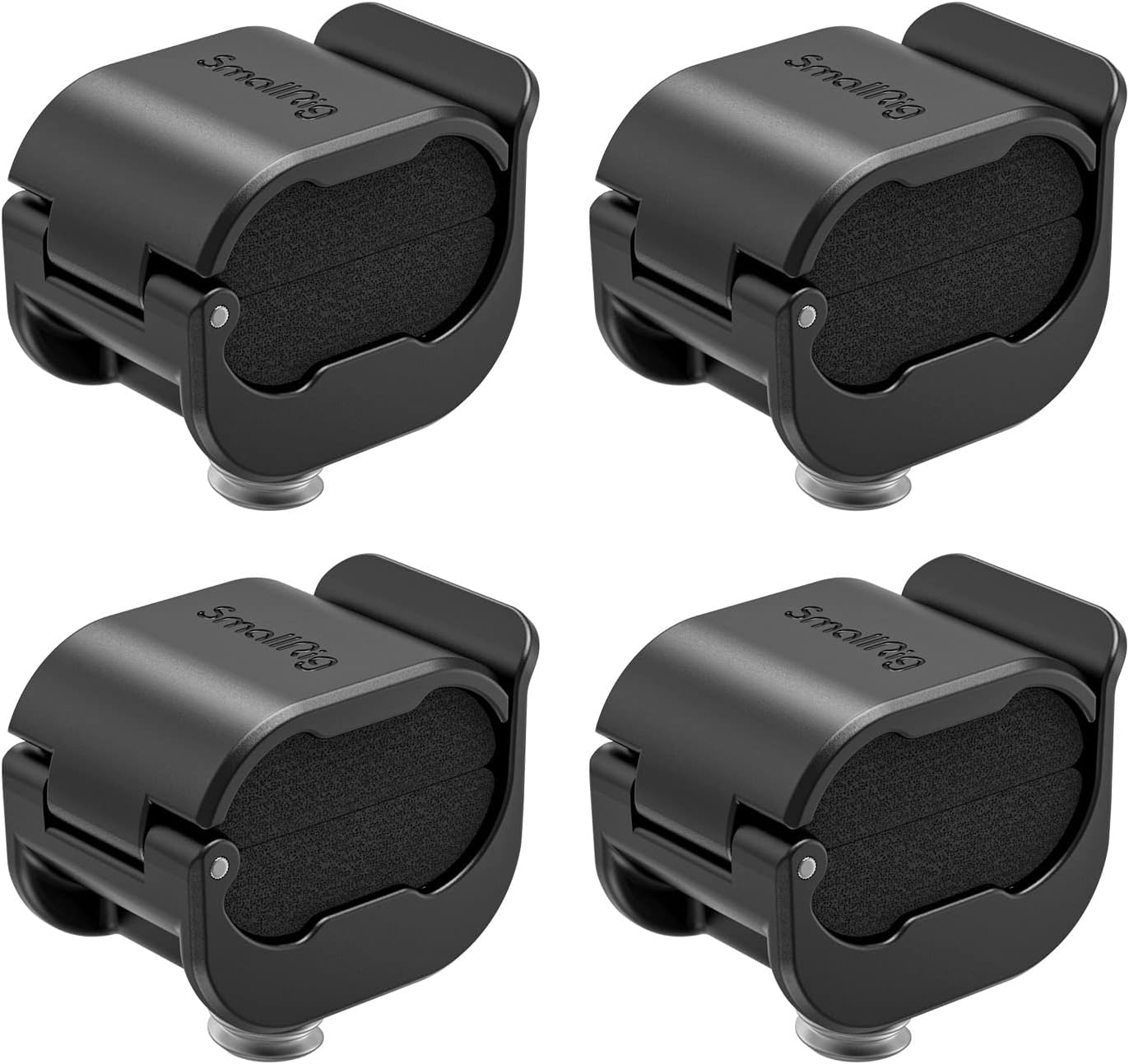 SMALLRIG (4 2-7mm Camera Clamp pcs) for HDMI/SDI/Microphone Cable, DSLR Camera Cable Lock Mount Support