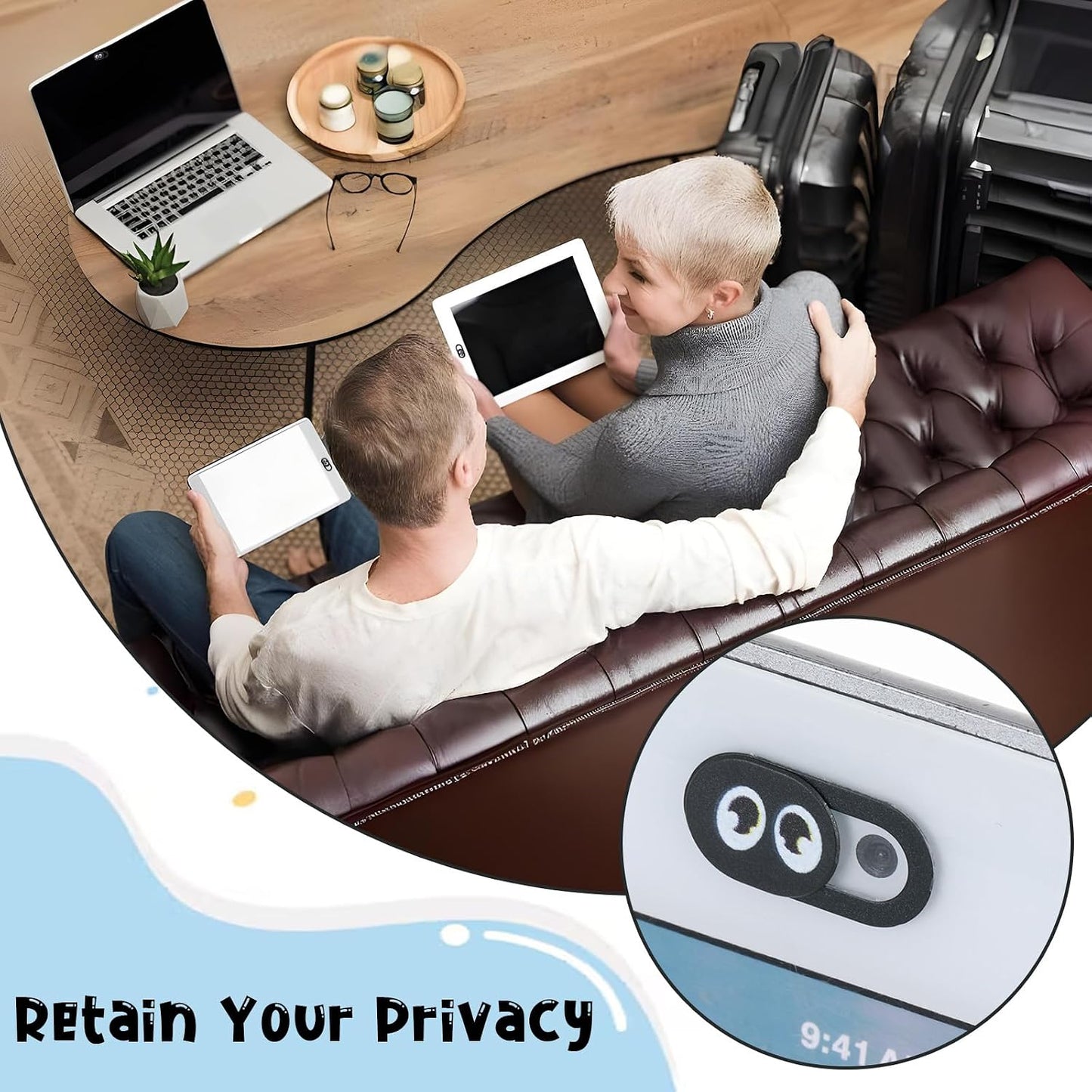 YQQYG 10 Pcs Laptop Camera Cover Slide, Webcam Cover Slide, Laptop Camera Cover Slide Thin, Cell Phone Camera Cover