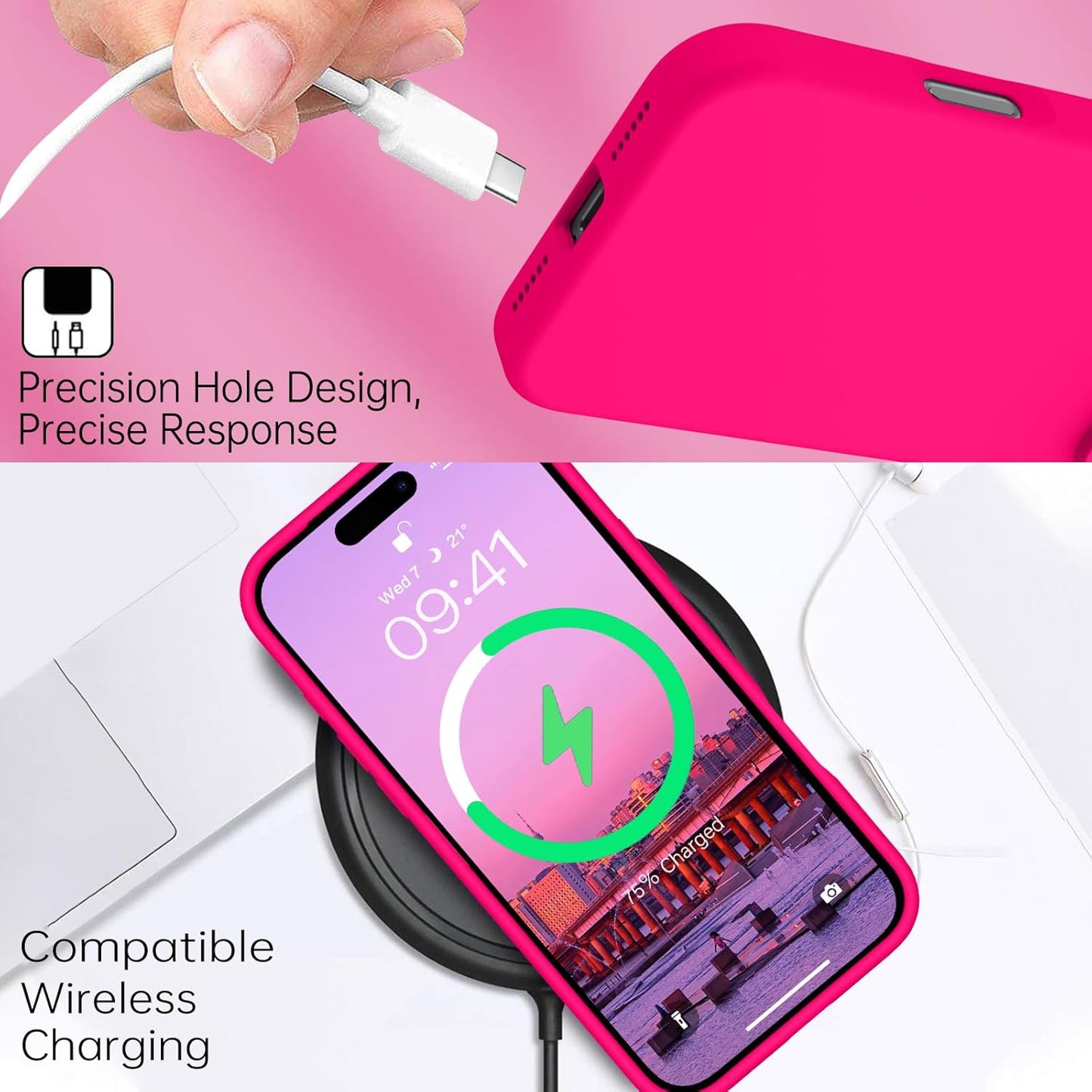BENTOBEN 17 17 17 6.9" 2025, for iPhone Pro Max Case, Liquid Silicone Anti-Slip Microfiber Lining ProMax Phone Case