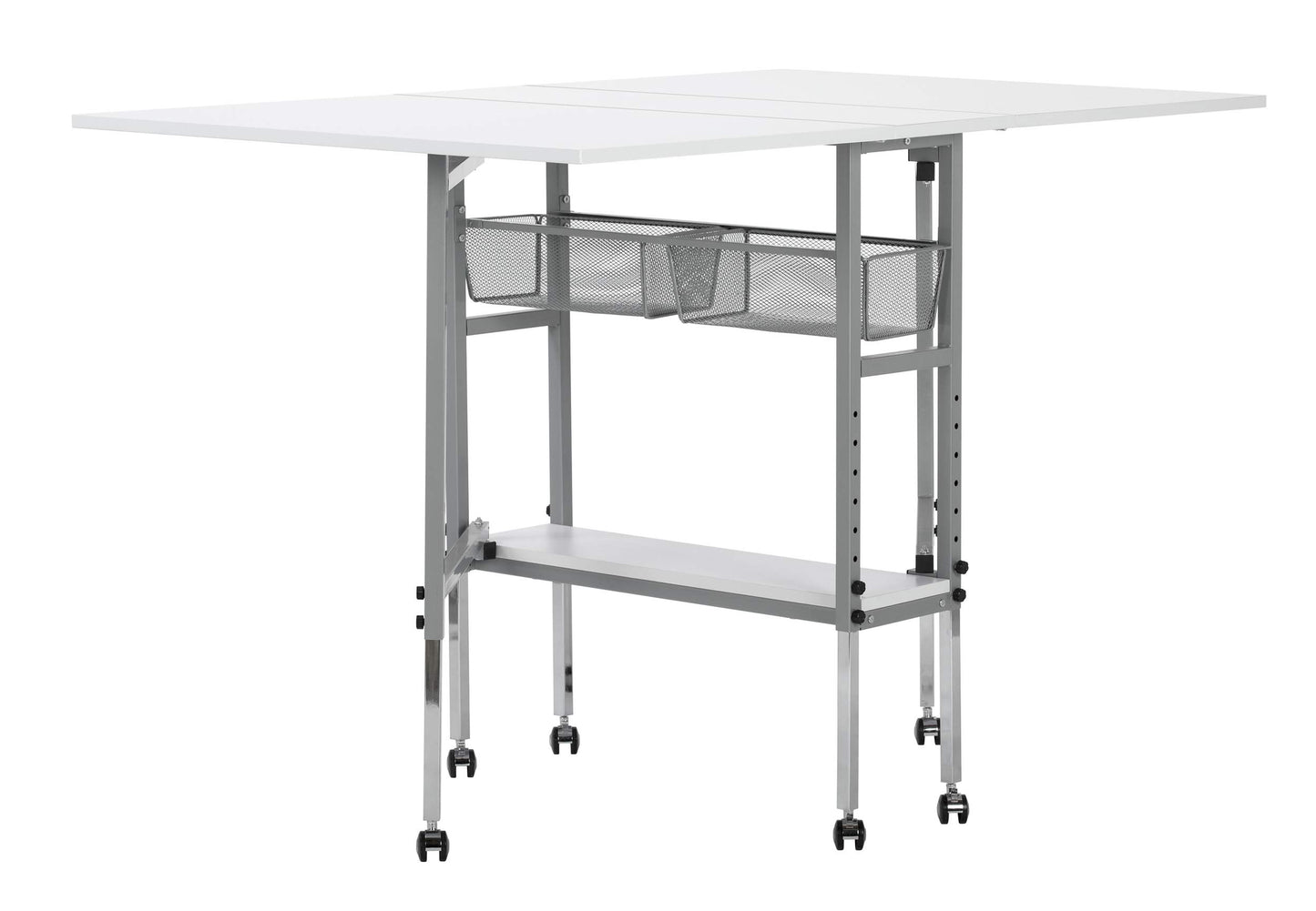 Studio Designs Sew Ready Hobby and Cutting Craft Desk Table with Storage Drawers