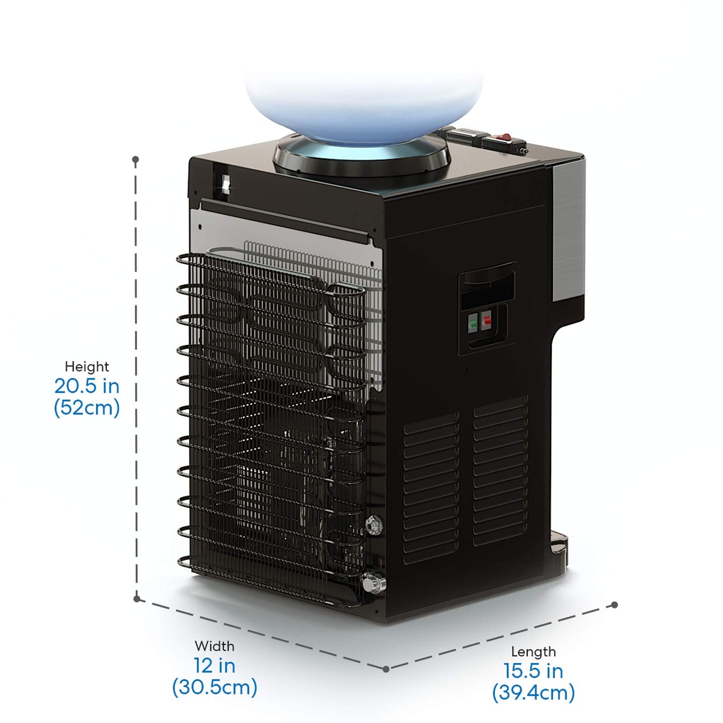 Brio Limited Edition Top Loading Countertop Water Cooler Dispenser with Hot Cold and Room Temperature Water. UL/Energy Star Approved