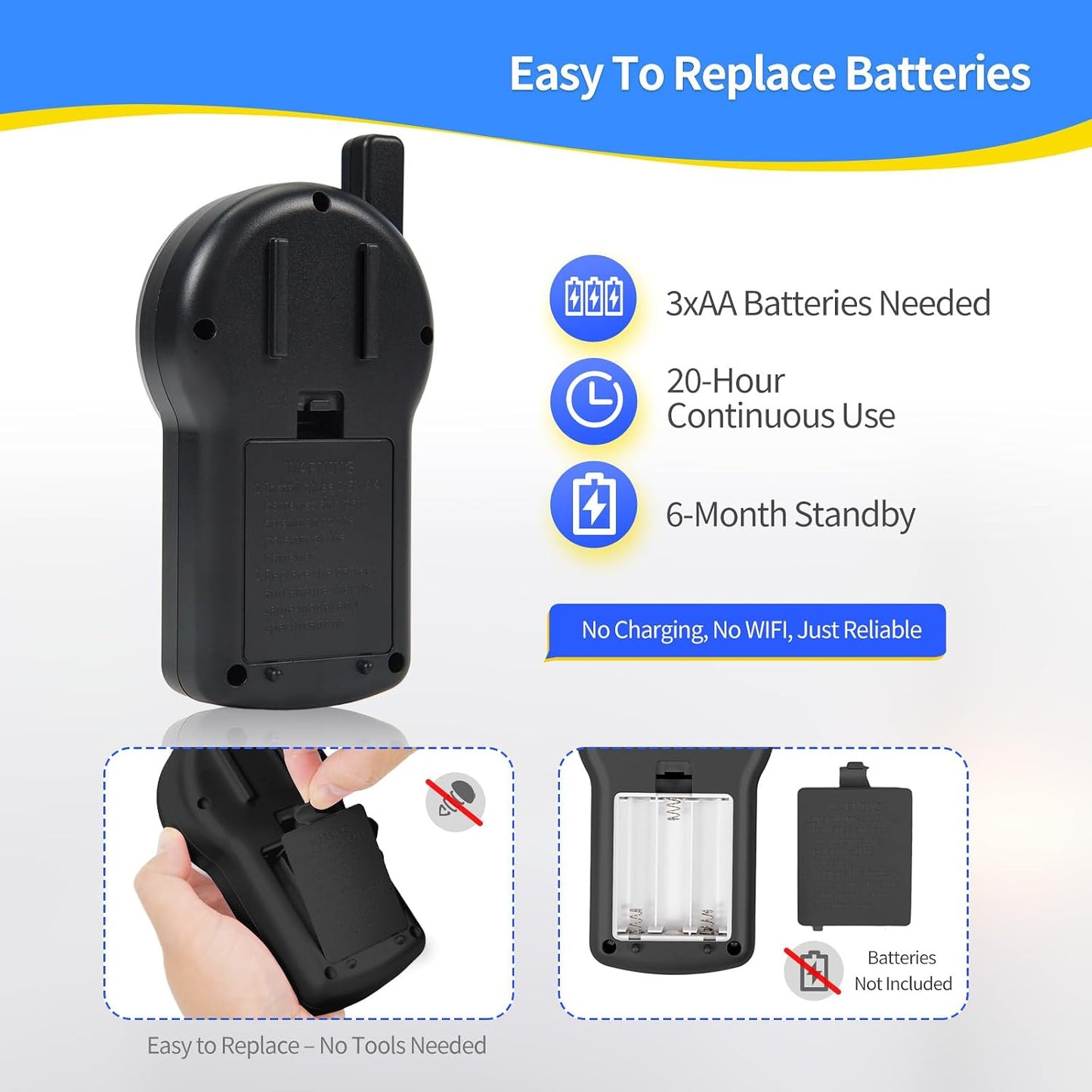FESTRING 50 2-Button Seconds Voice Recorder with Playback, Kids Toy Voice Recorder, Simple Digital Recorder for Quick