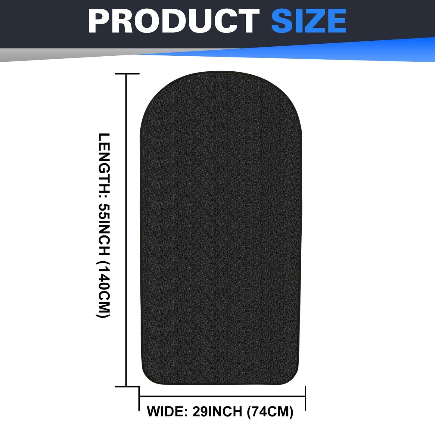 ZIMABLUE 2 Pack Waterproof Towel Car Seat Covers, 1kg Heavy Duty 3-Layer Microfiber Sweat Protector, Non-Slip Machine Washable Universal Bucket Seat Covers for Cars, SUVs, Gym, Beach, Pets, Black
