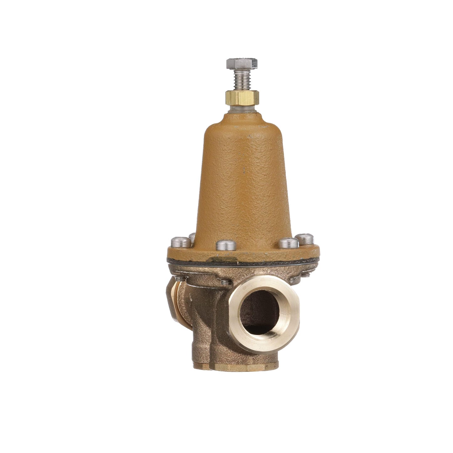 Watts LF25AUB-Z3 Series 3/4" Lead-Free Cast Copper Silicon Alloy Water Pressure Reducing Valve, Solder Union Outlet x NPT Female Outlet, Polymer Seat, Adjustable Pressure 25 to 75 psi, Maximum 300 psi
