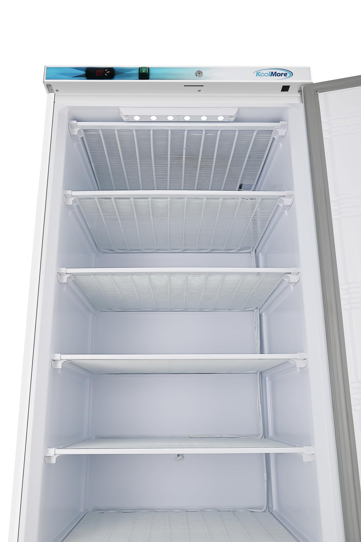KoolMore 21 Cu. ft. Commercial Reach-in Freezer in White Manual Defrost (KM-FMD20WH)