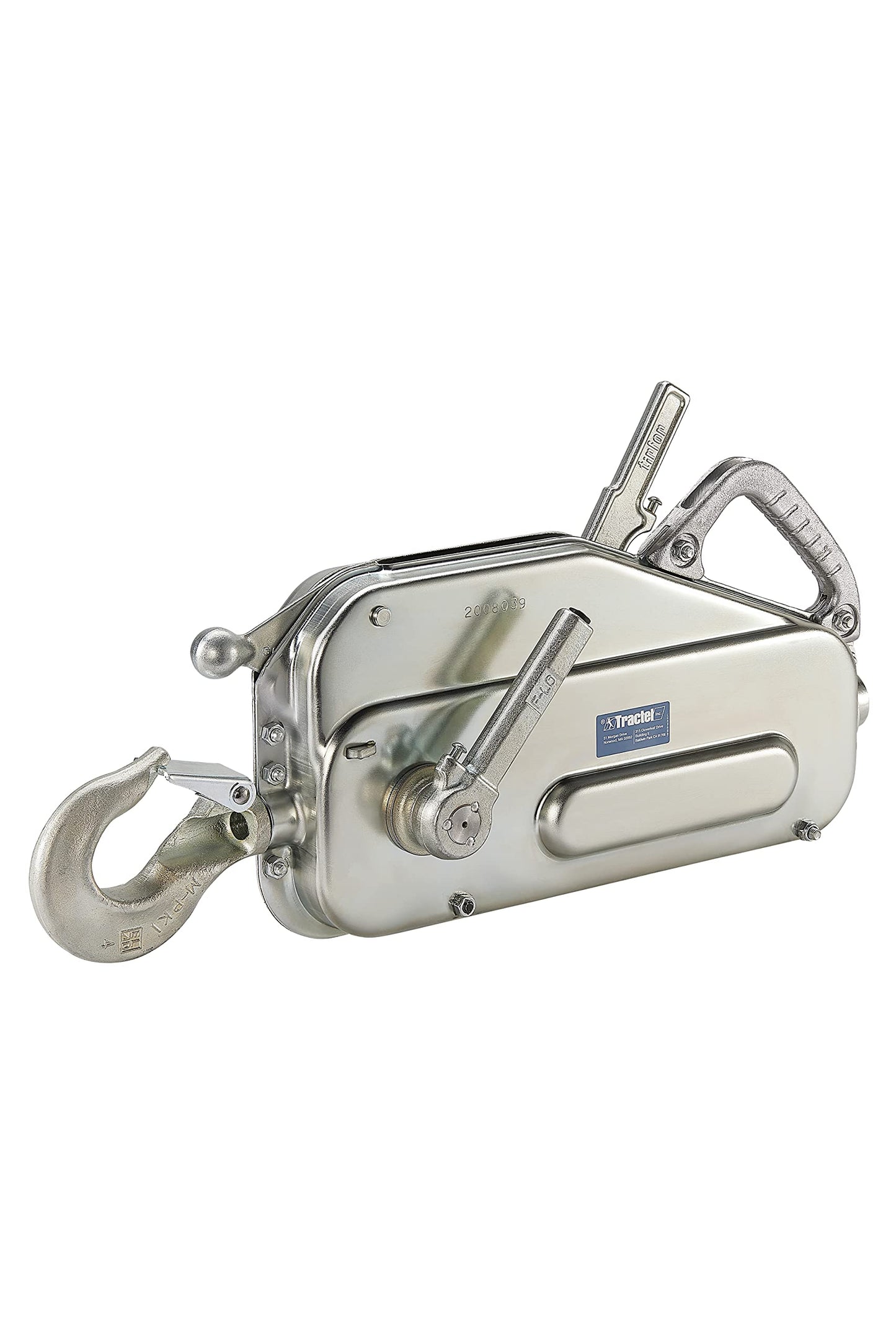 Tractel Griphoist Rescue Kit | 2 Ton - 4000 lbs. Weight Capacity | 60ft. Lift Galvanized Wire Rope | Heavy Duty Portable Manual Hoist | Wire Rope Slings | Man Riding Hoist | TU28K