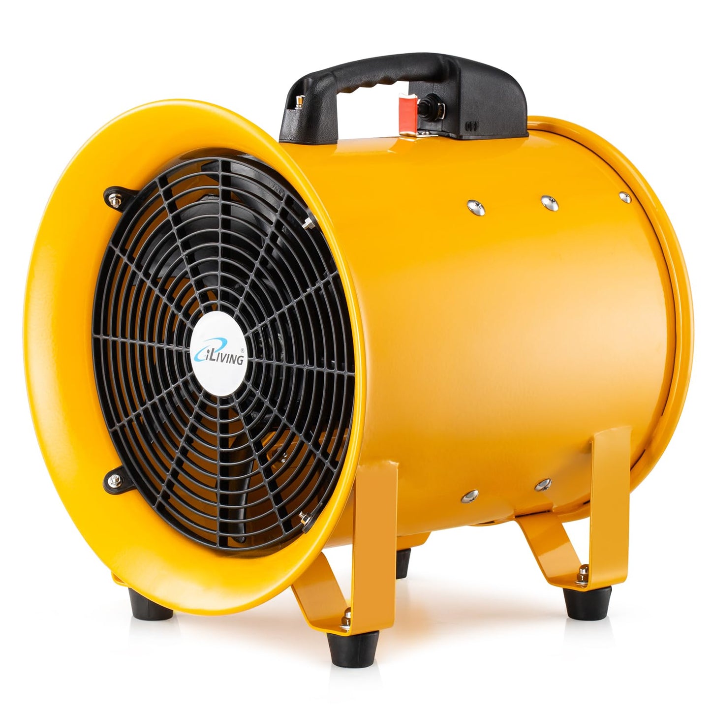 iLiving Utility High Velocity Blower, Fume Extractor, Portable Exhaust and Ventilator Fan (Utility 12")