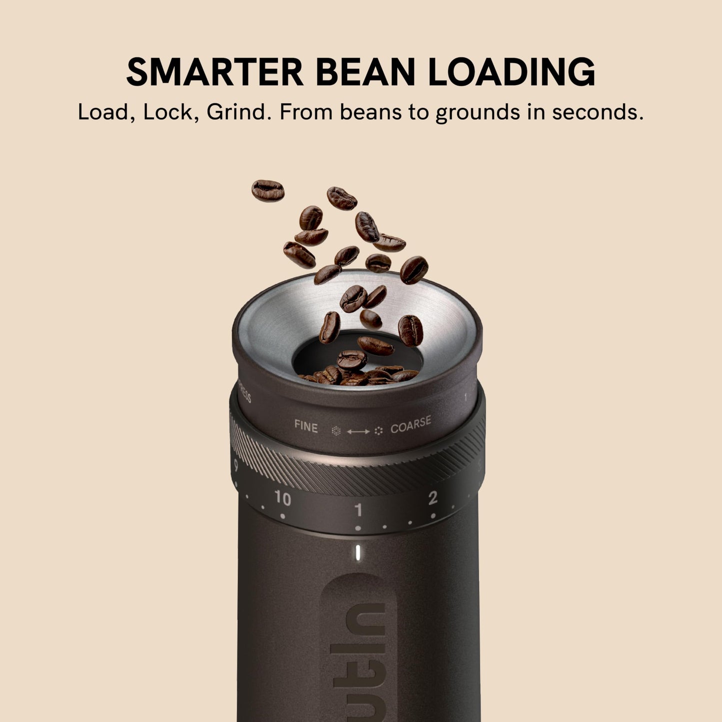 OutIn Mino with Fino, Portable Electric Espresso Machine with Portable Electric Coffee Grinder (Green & White)