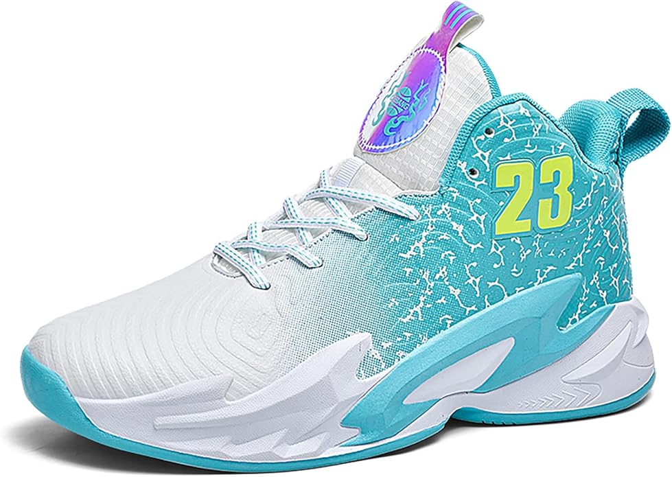 Boys Basketball Shoes Breathable Indoor Athletic Shoes Youth Outdoor Fashion Sneakers Comfortable Basketball Shoes for Girls