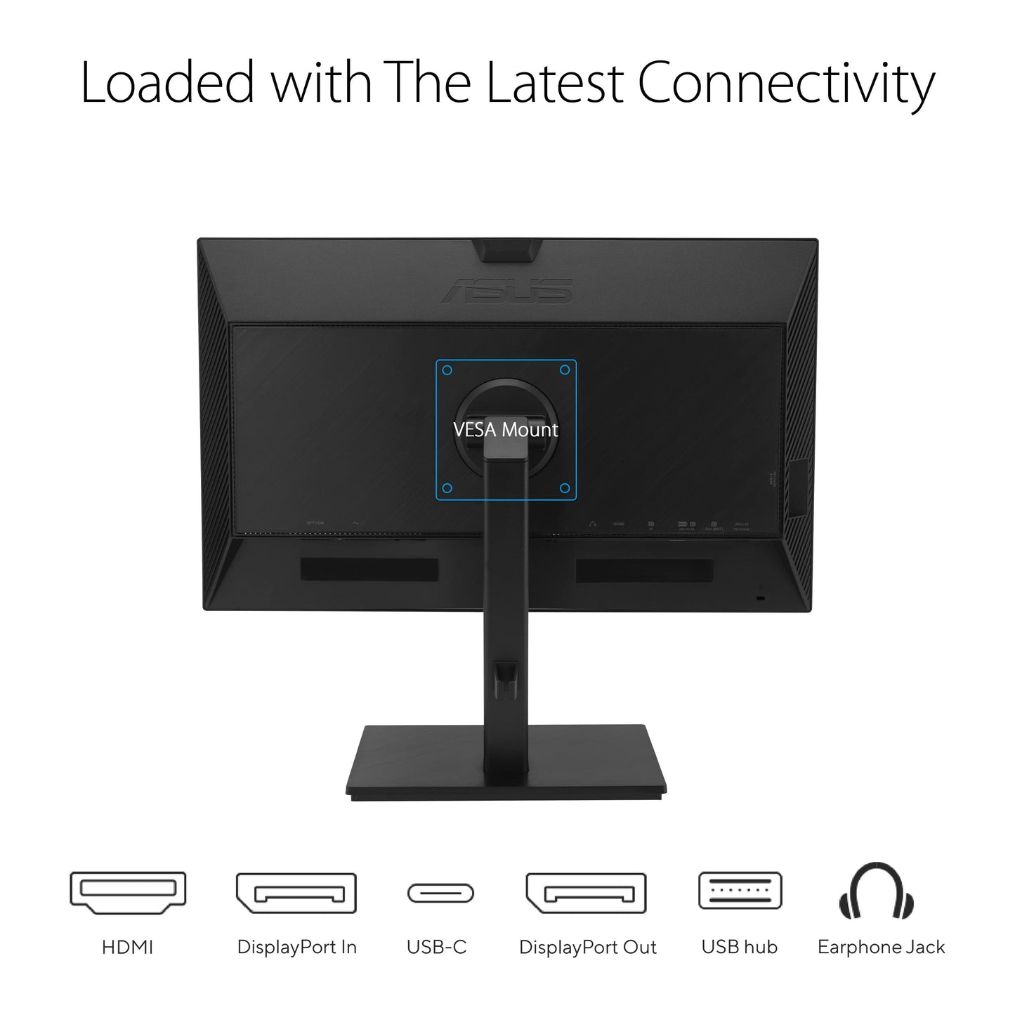 ASUS 24" 1080P Multi-Touch Monitor (BE24ECSBT) - Full HD, IPS, 10-Point Touch, IPS, Eye Care, USB-C with Power Delivery, HDMI, DisplayPort Daisy Chain, Height Adjustable, VESA Wall Mountable
