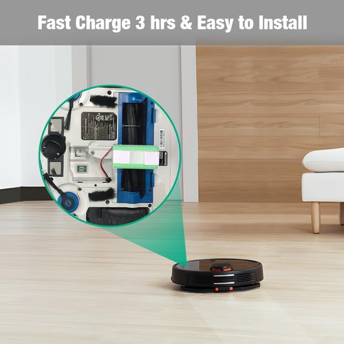 FirstPower 3.2Ah Compatible with Eufy Battery Replacement - Eufy 11s Battery, 11S Plus, 11S MAX, 12, 15C MAX, 15C, 30, 30C MAX, G10 Hybrid, G20 & Ecovacs Deebot N79DN622...
