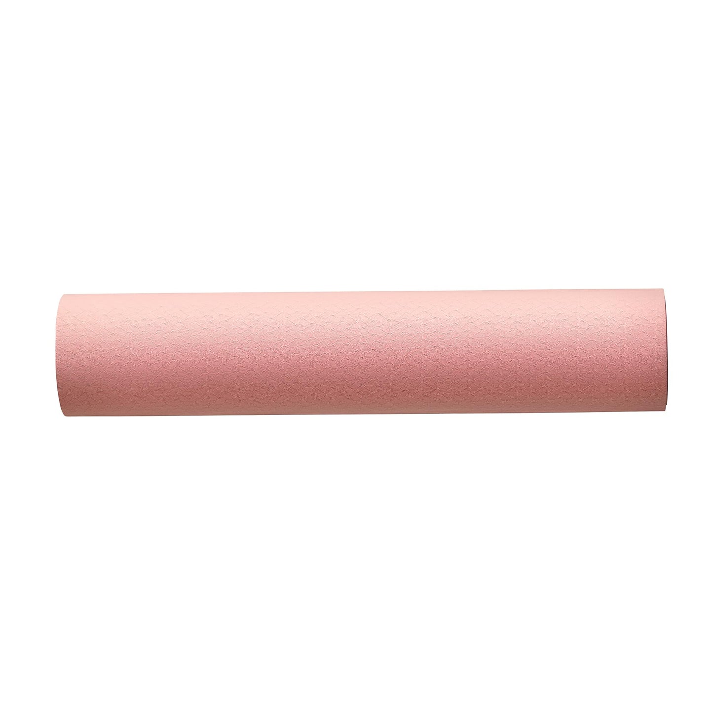 Amazon Basics 0.25-inch Thick TPE Exercise Yoga Mat with Carrying Strap, Rose