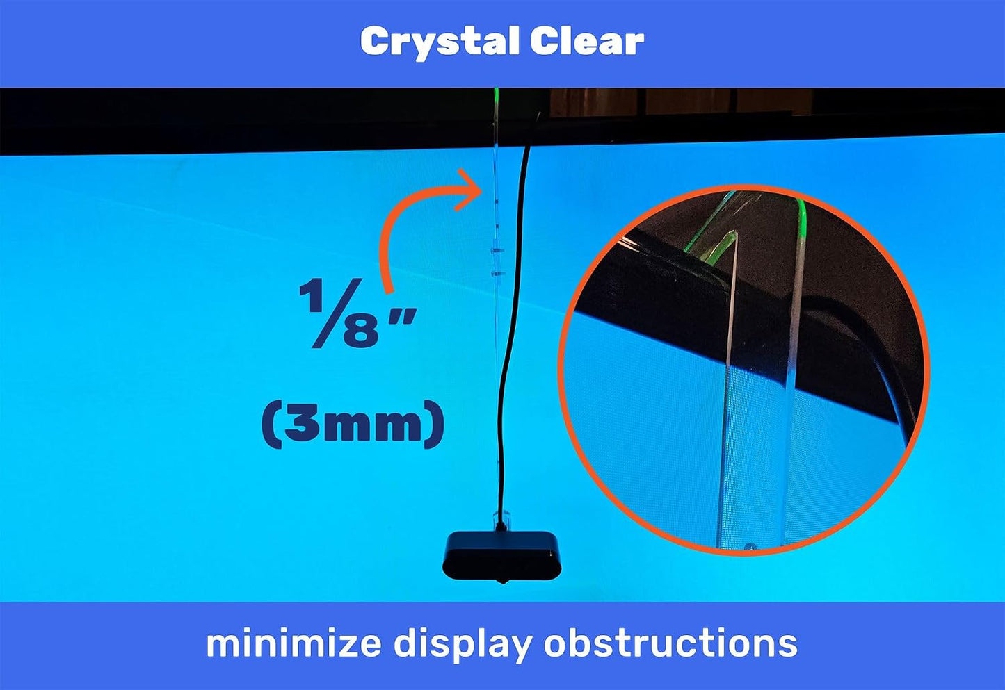 Lucky Duck Tech (5") Extender for Almost Invisible Webcam Mount