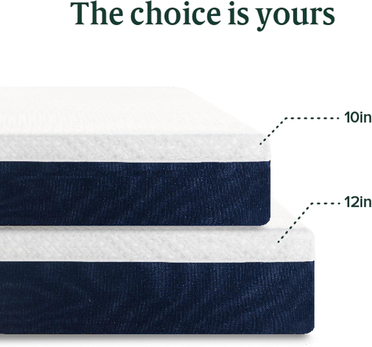 Zinus 10 Inch King Hybrid Mattress - Cooling Comfort, Medium Firm, Fiberglass Free, Motion Isolation