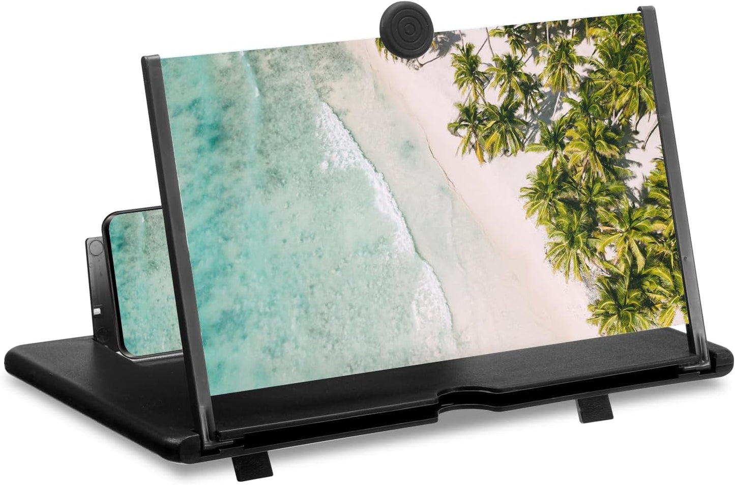 10" 3D 8.7x7x0.5 MECCANIXITY Screen Magnifier for Cell Phone, HD Magnifying Projector Screen Amplifier Stand for All