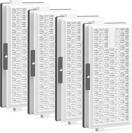 Miele HEPA Replacement Filters - 4 Pack Compatible with AirClean SF-HA 50 for S4, S5, S6, S8 Models