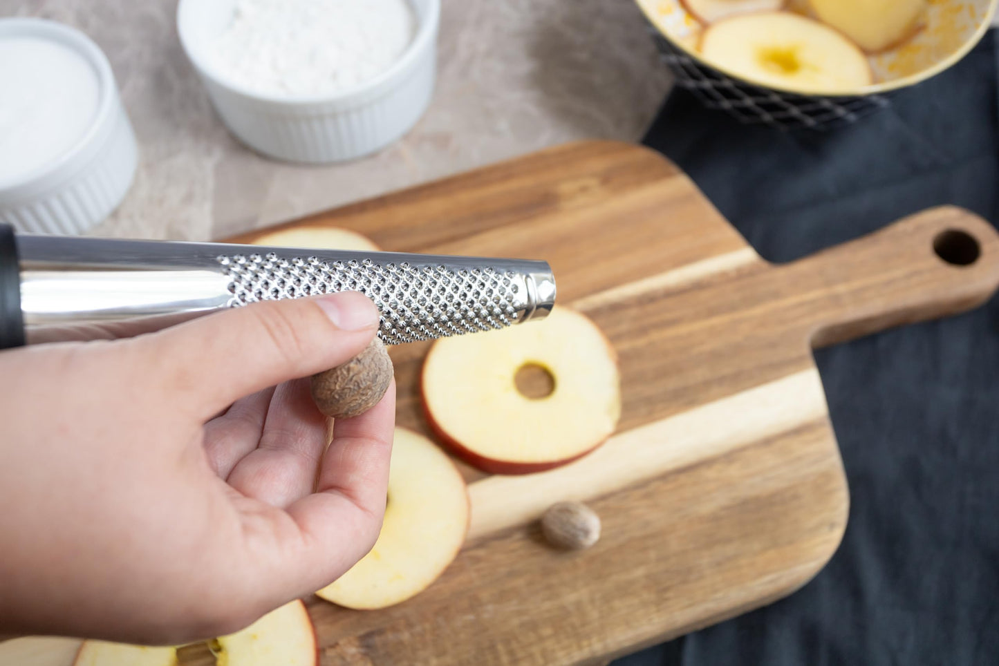 Fox Run Stainless Steel Cone Nutmeg Grater, 6" With Storage