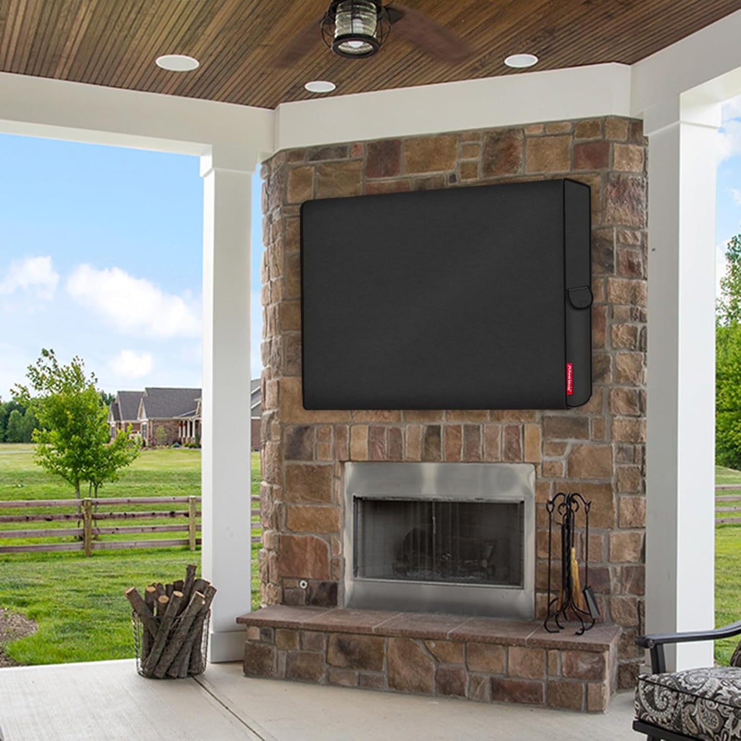 44-47 inches Porch Shield Outdoor TV Cover Universal Weatherproof Protector for LCD, LED, Plasma Flat TV Screen