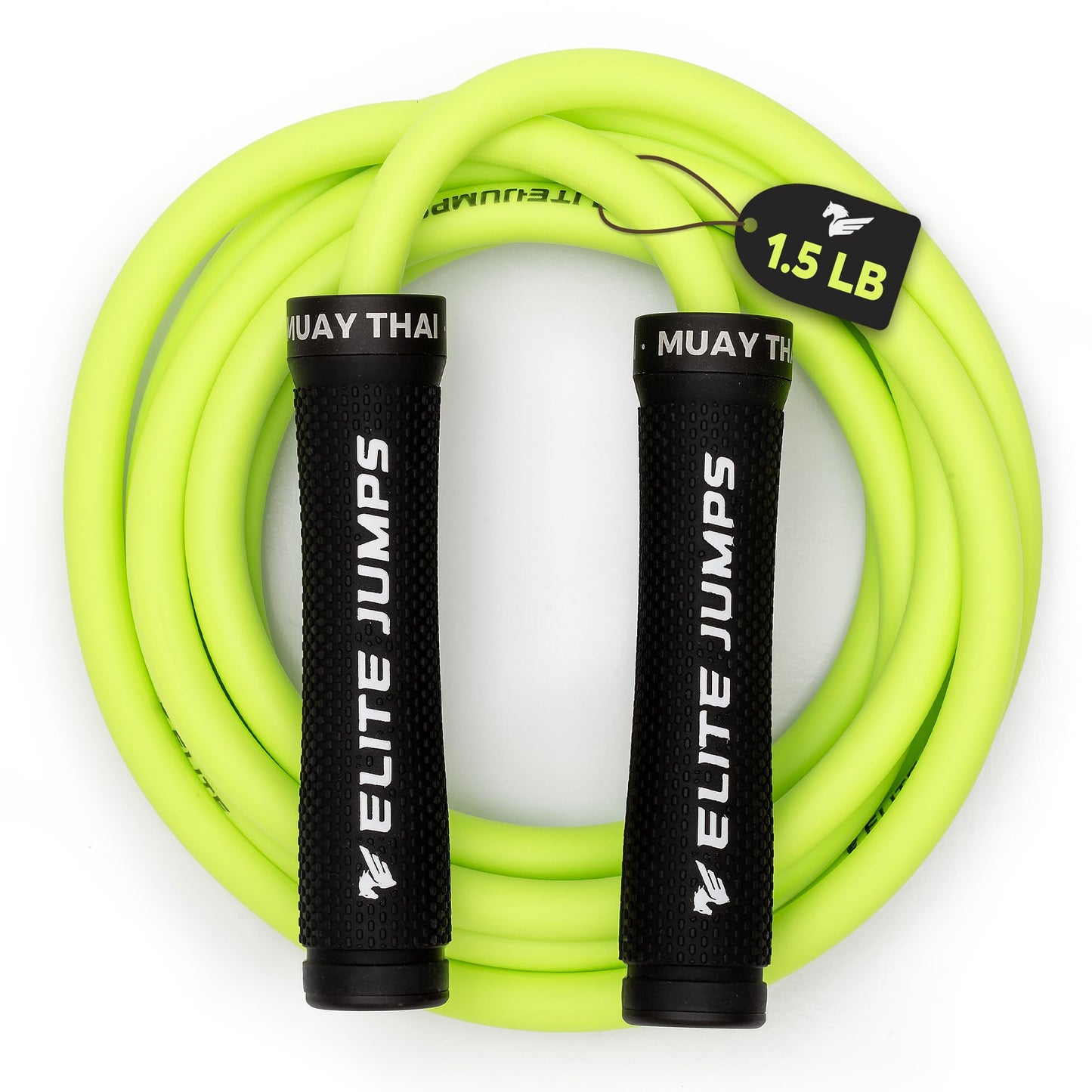 Muay Thai 3.0 Weighted Jump Rope for Men & Women - Professionally Designed for High-Intensity Training | Muay Thai Jump, MMA & Fitness Jump Rope - Full Body Workout Weighted Rope