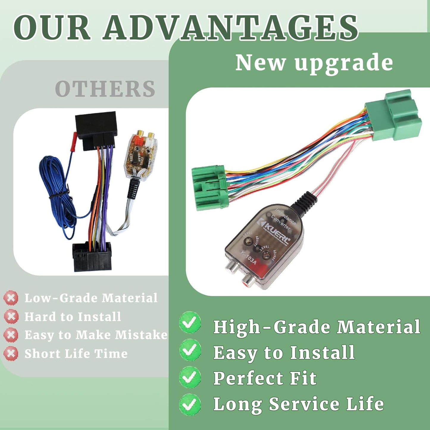 1500 2500HD 3500HD Original Car Radio System Added Amp Adapter Harness Fit for GM Vehicles Chevy Camaro Colorado