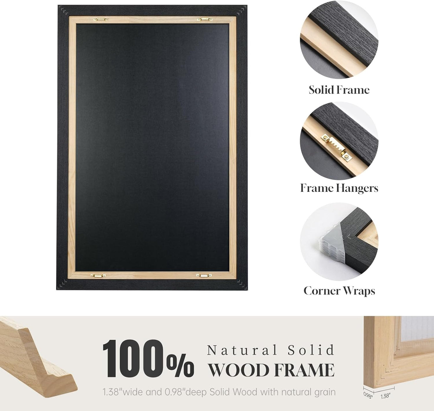 Skiennix 3D Textured Black and White Abstract Wall Art - 4 Piece Modern Paintings for Home Decor