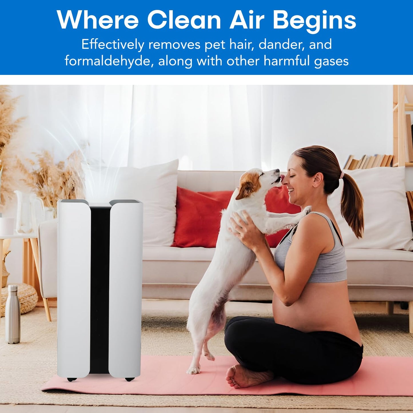 MOUNTO 600 cfm Whole‑Home HEPA Purifier & HEPA500 Commercial Scrubber
