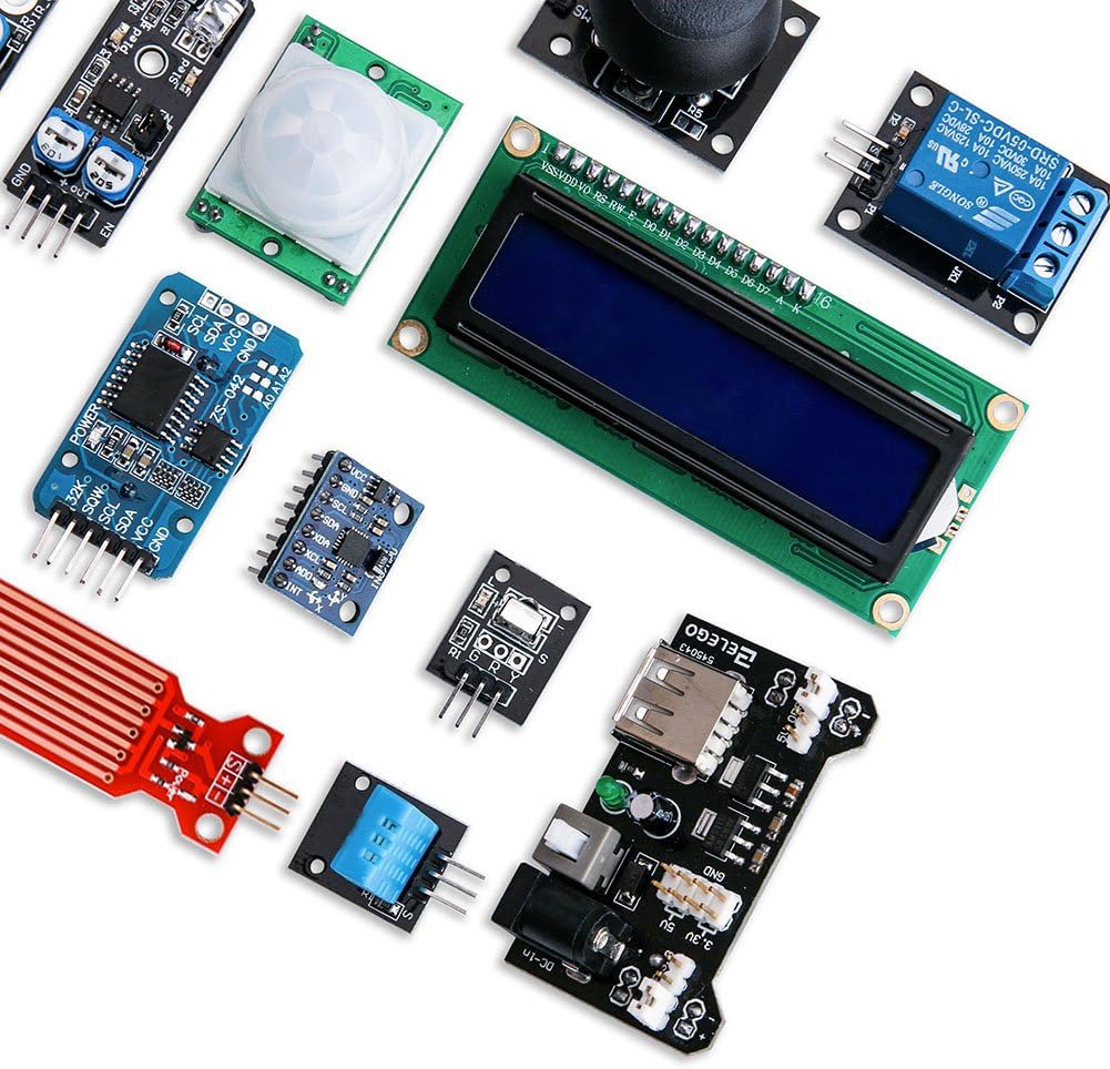 37 1 R3 2560 ELEGOO Upgraded in Sensor Modules Kit with Tutorial Compatible with MEGA Nano