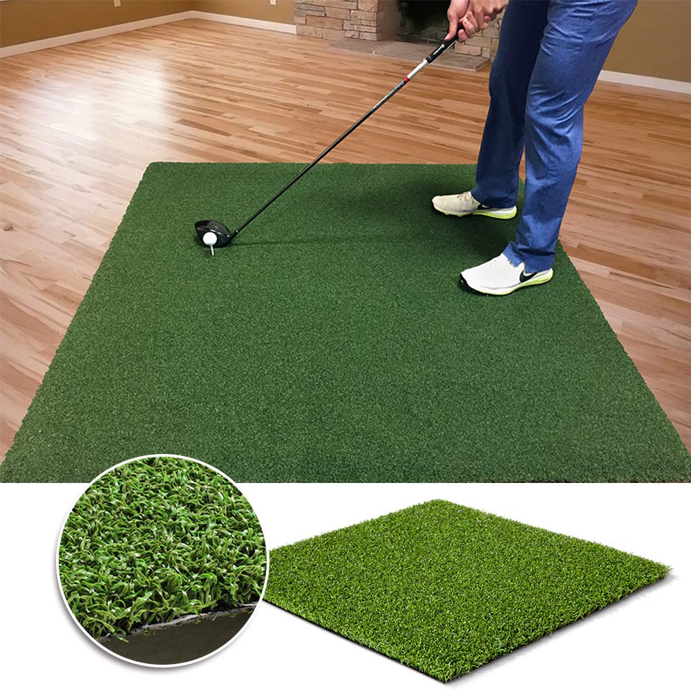 WarmShe Golf Putting Green - Artificial Grass Turf 5FT X 10FT, Indoor/Outdoor Training Mat, Synthetic Fake Grass for Baseball, Football, Gym Sports