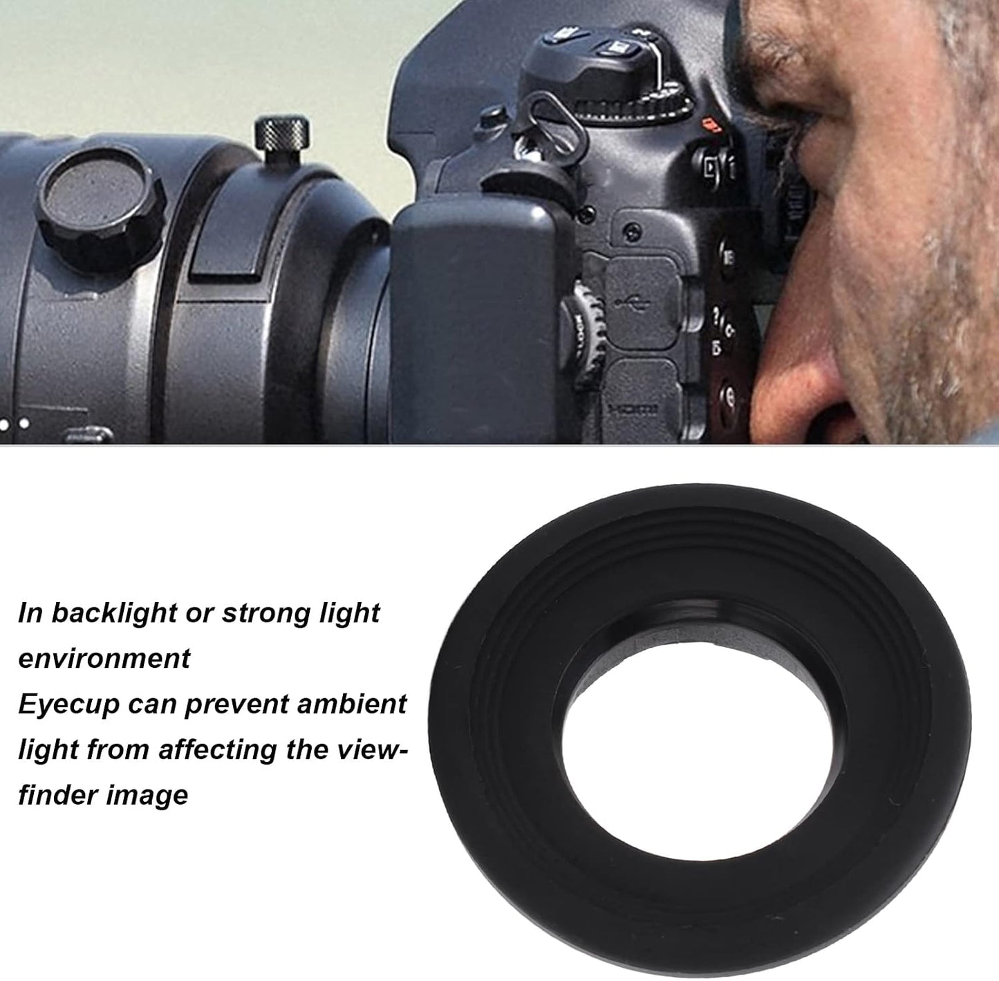 D800 D810 D4 D5 D700 KIMISS Rubber Camera Eyecup Viewfinder Eyepiece for DF