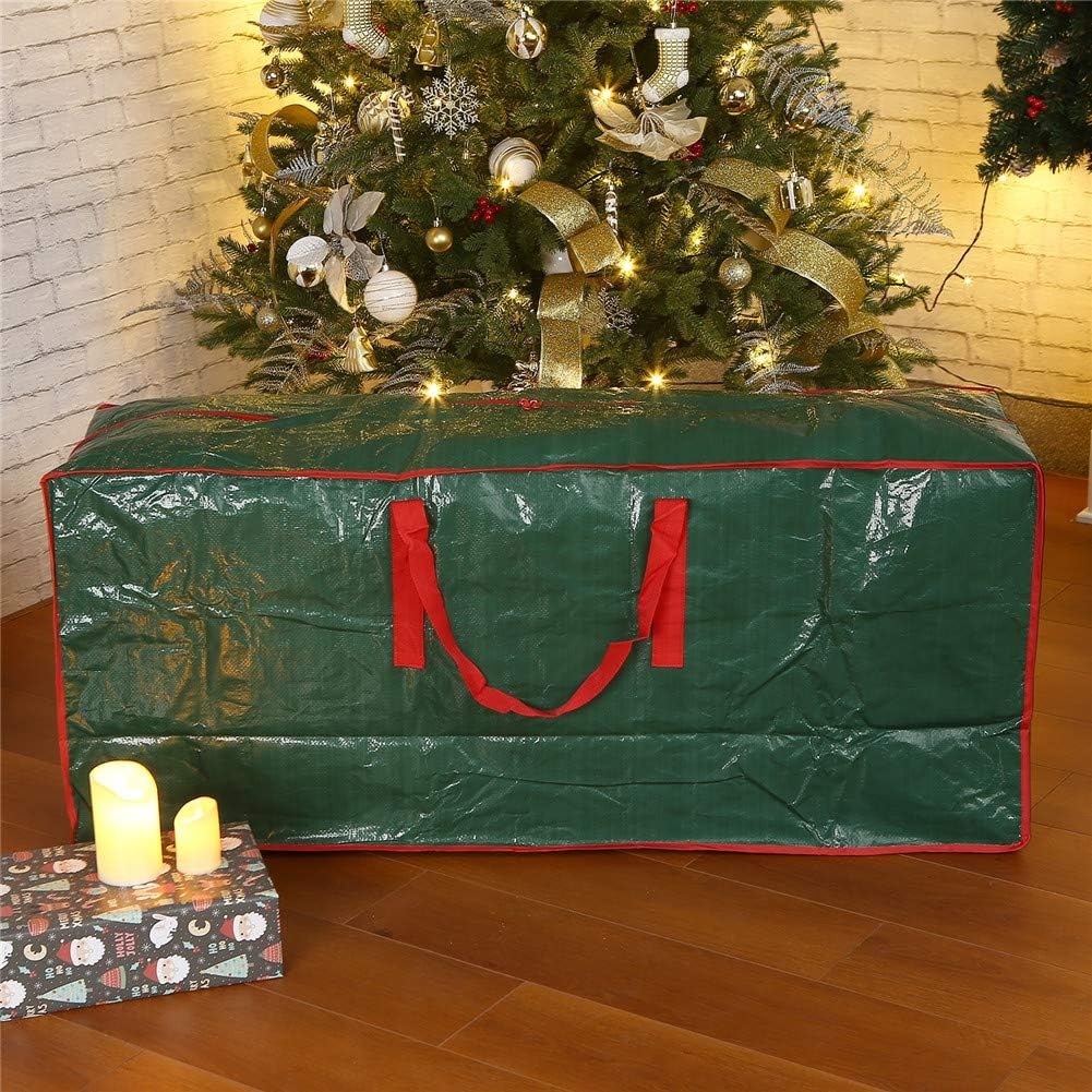 Skiennix Christmas Tree Storage Bag - 2-Pack for Up to 7.5ft Trees | Durable Waterproof Design with Reinforced Handles